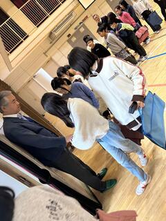 キャリア教育講演の様子