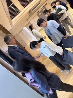 キャリア教育講演の様子