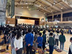 6年生を送る会の様子