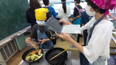 調理実習の様子