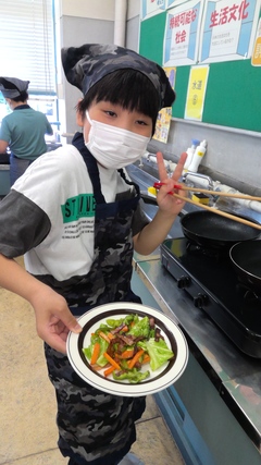 調理実習の様子